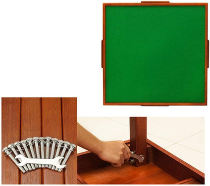 Mahjong-Set, Mahjong-Set mit Mah-Jong-Tisch, traditionelles Spiel, professionelles chinesisches Mahjong-Set