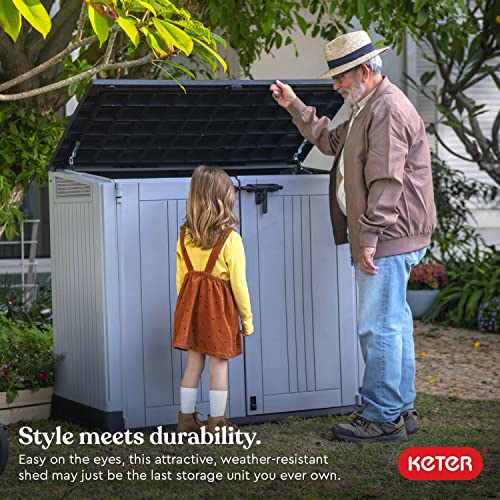 Keter Store-It-Out Prime Outdoor Resin Horizontal Storage Shed